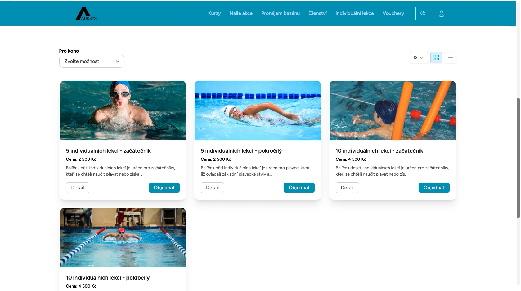 Öffentlicher Katalog von Privatunterrichtspaketen